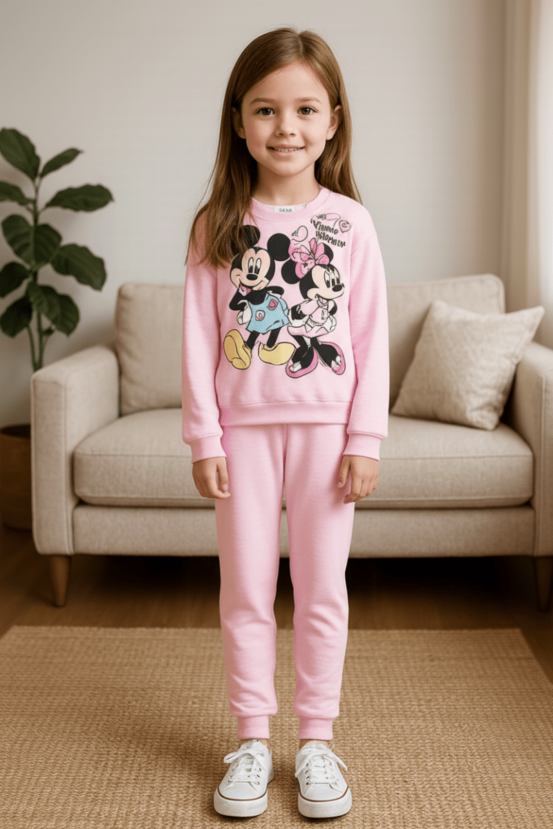 Pigiama caldo cotone Minnie Disney interlock neonata baby DY32A1433 - Caos Intimo Donna - Uomo - Bambini - Casa - Disney