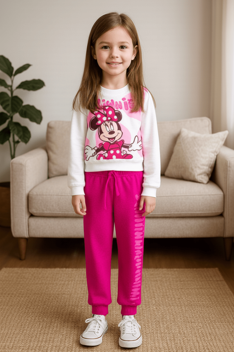 Pigiama caldo cotone Minnie Disney interlock neonata baby DY32K2045 - Caos Intimo Donna - Uomo - Bambini - Casa - Disney