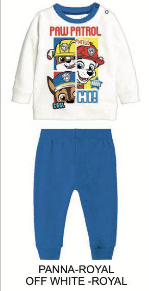 Pigiama caldo cotone Paw Patrol Disney interlock neonato baby PP32G1411 - Caos Intimo Donna - Uomo - Bambini - Casa - Disney