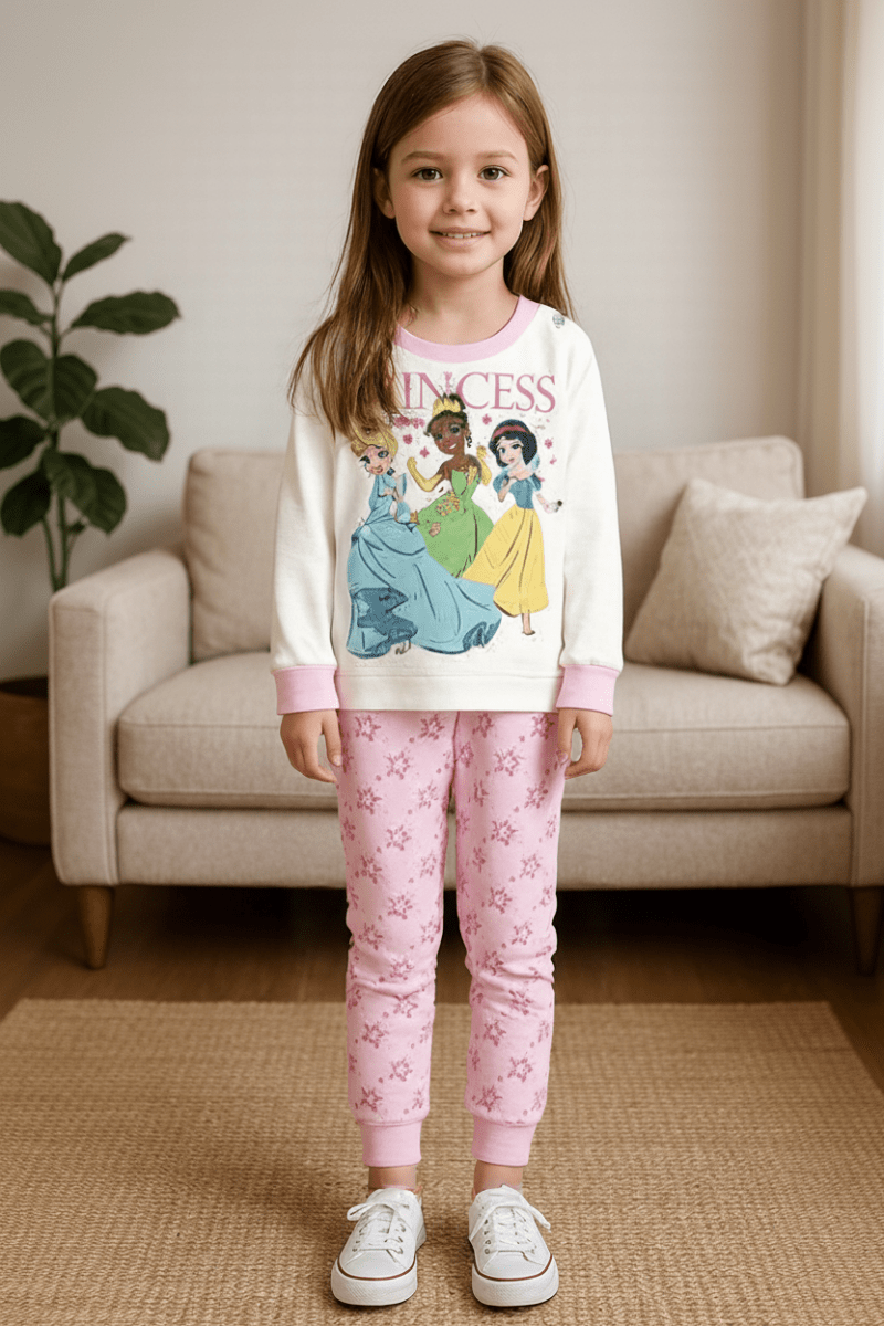 Pigiama caldo cotone Principesse Disney interlock neonata baby DY32A1438 - Caos Intimo Donna - Uomo - Bambini - Casa - Disney