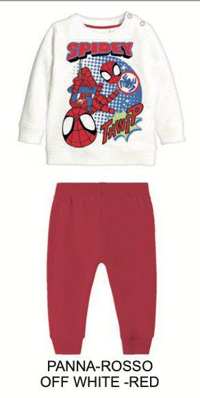 Pigiama caldo cotone Spidey Amazing Friends Marvel interlock neonato baby MV32A1415 - Caos Intimo Donna - Uomo - Bambini - Casa - Marvel