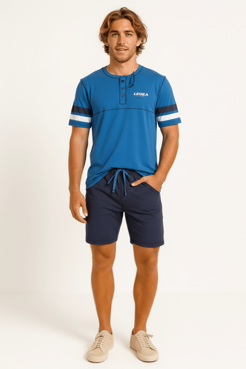 Pigiama corto uomo calibrato Legea puro cotone PG49643X - Caos Intimo Donna - Uomo - Bambini - Casa - Legea