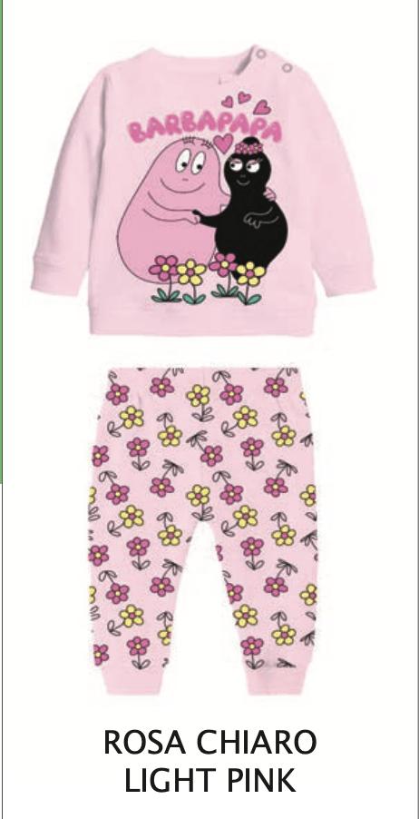 Pigiama cotone estivo Barbapapa Disney neonata baby BP32B2398 - Caos Intimo Donna - Uomo - Bambini - Casa - Disney