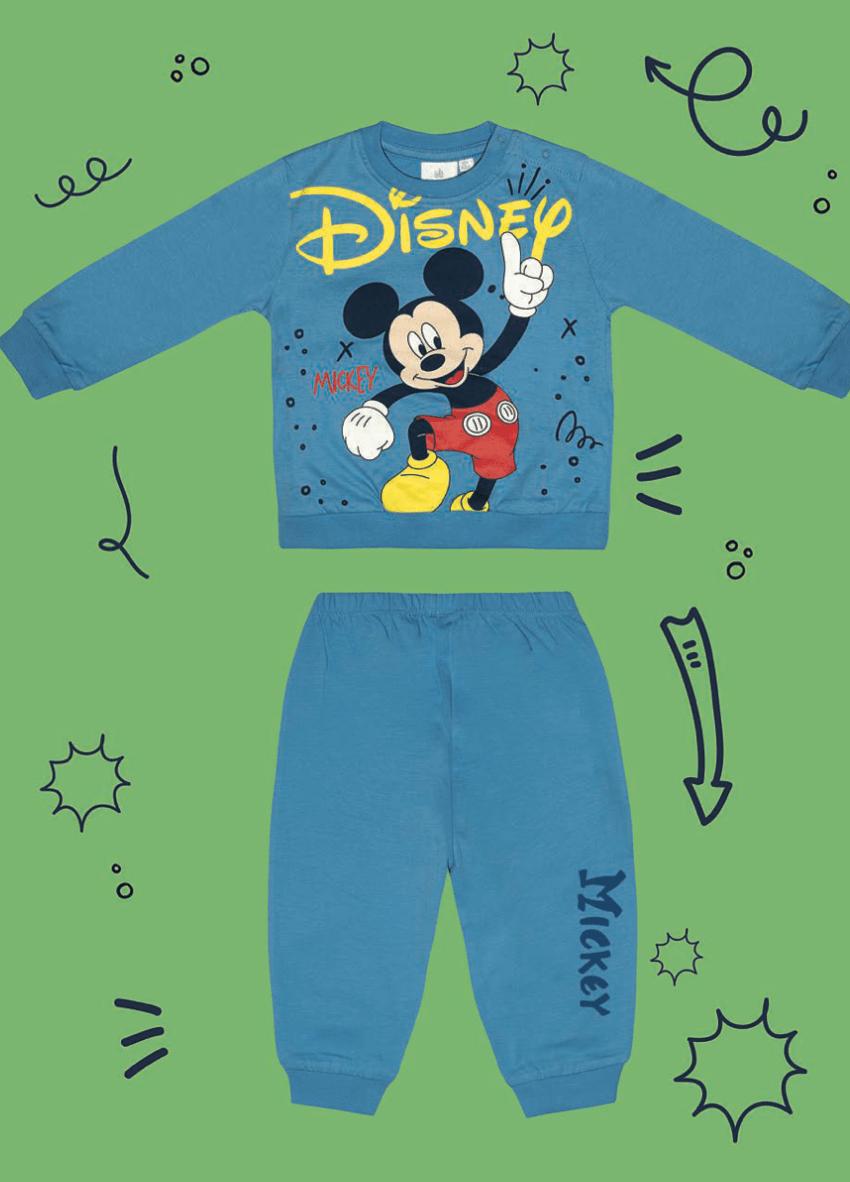 Pigiama cotone estivo Mickey Mouse Disney neonato baby DY32K1983 - Caos Intimo Donna - Uomo - Bambini - Casa - Disney