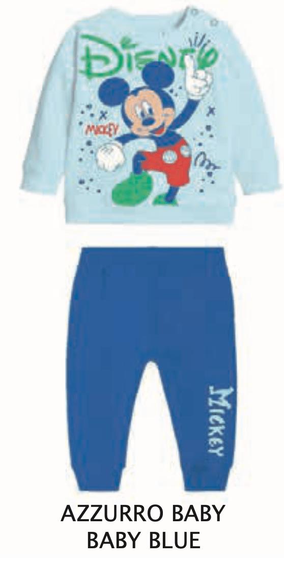 Pigiama cotone estivo Mickey Mouse Disney neonato baby DY32K1983 - Caos Intimo Donna - Uomo - Bambini - Casa - Disney