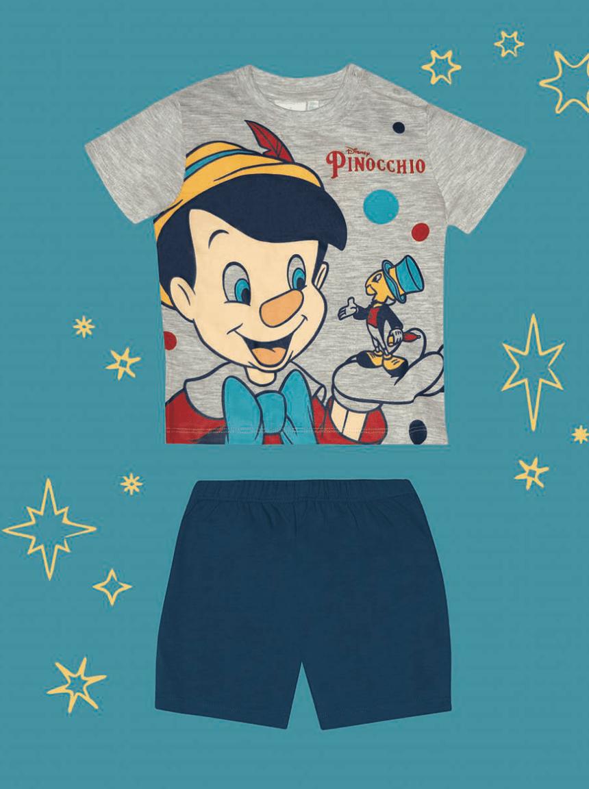 Pigiama cotone estivo Pinocchio Disney neonato baby DY32B2407 - Caos Intimo Donna - Uomo - Bambini - Casa - Disney