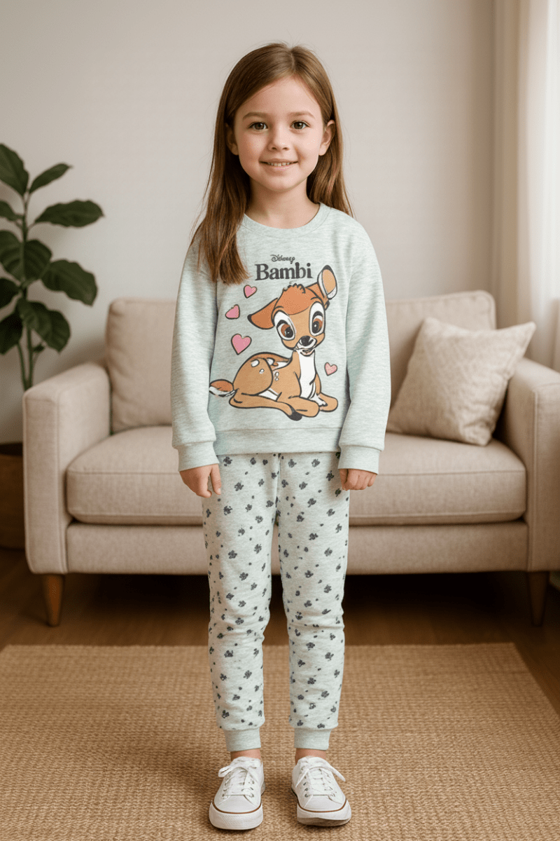 Pigiama cotone felpato Bambi Disney neonata baby DY32A6385 - Caos Intimo Donna - Uomo - Bambini - Casa - Disney