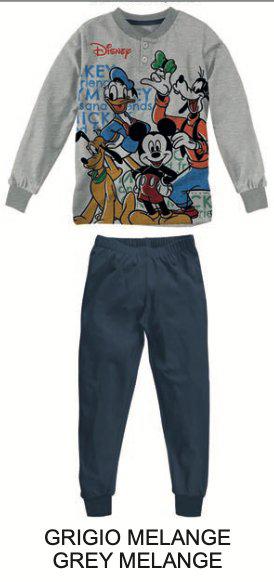 Pigiama cotone felpato Mickey Mouse bambino baby Dy40G7417 - Caos Intimo Donna - Uomo - Bambini - Casa - Disney