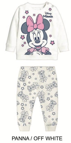 Pigiama cotone felpato Minnie Disney neonata baby DY32A1409 - Caos Intimo Donna - Uomo - Bambini - Casa - Disney