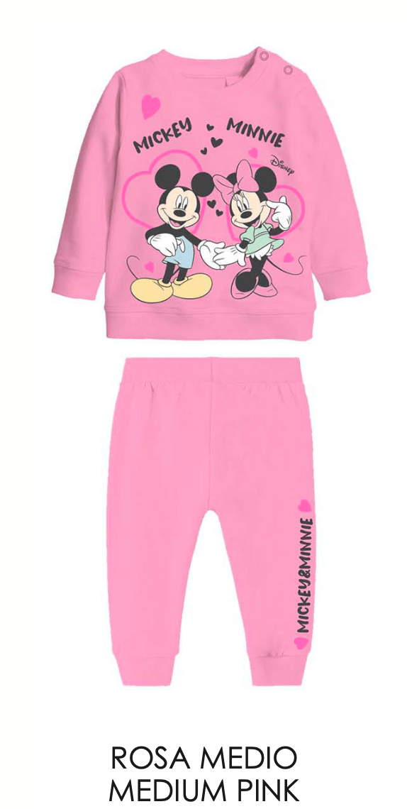 Pigiama cotone felpato Minnie Disney neonata baby DY32P3446 - Caos Intimo Donna - Uomo - Bambini - Casa - Disney