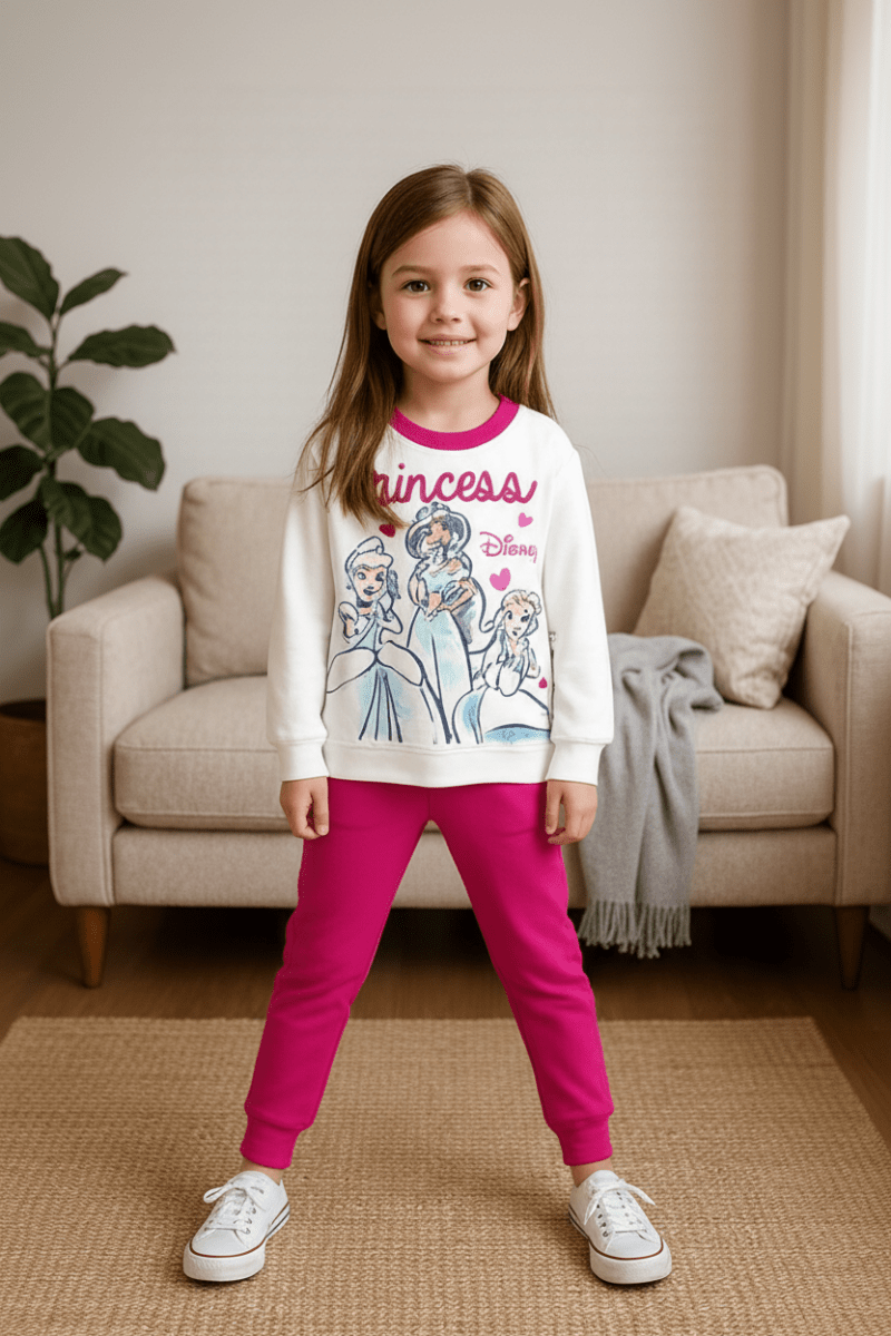 Pigiama cotone felpato Principesse Disney neonata baby DY32A6378 - Caos Intimo Donna - Uomo - Bambini - Casa - Disney