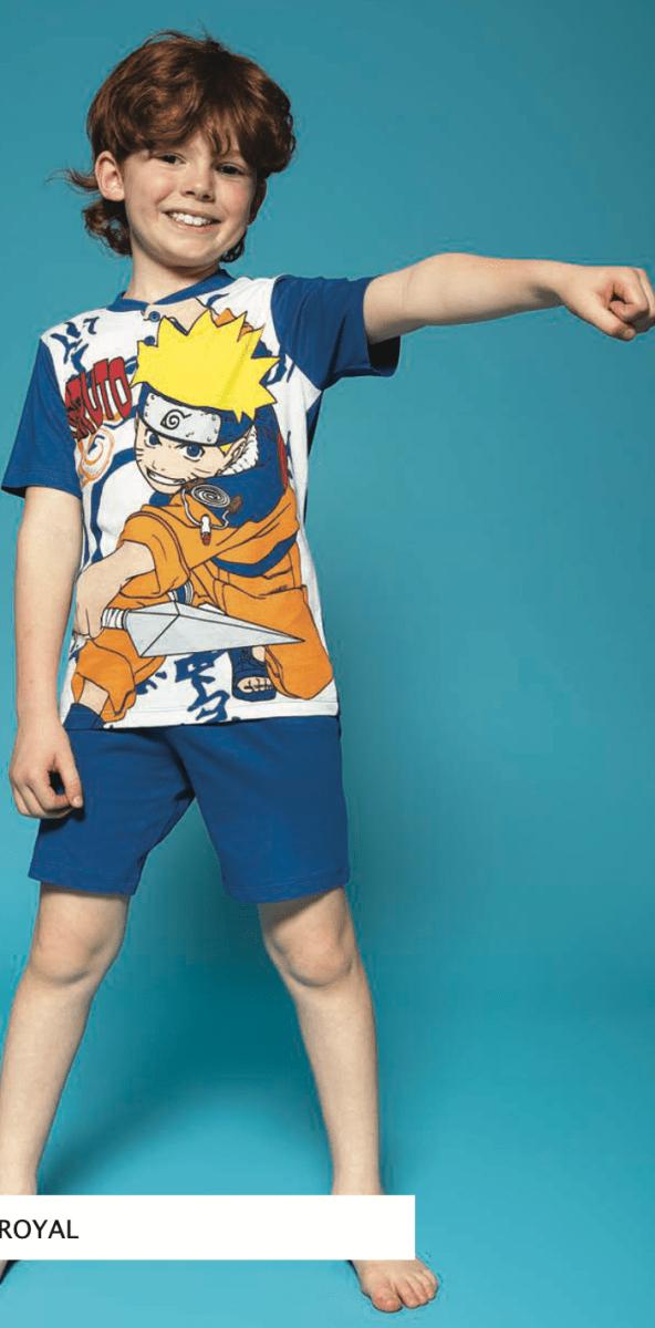 Pigiama cotone Naruto estivo bambino NR40M4531 - Caos Intimo Donna - Uomo - Bambini - Casa - Disney