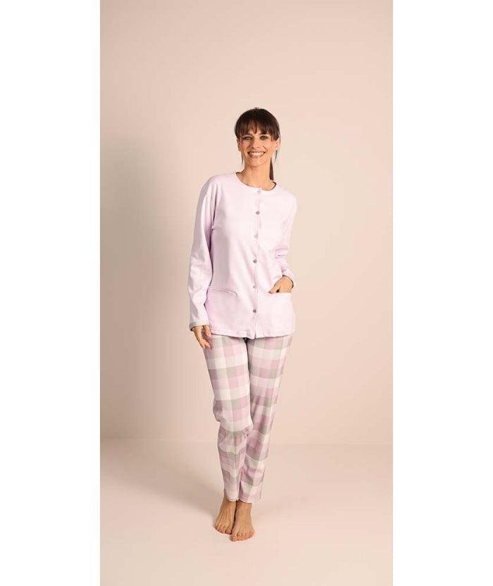 Pigiama donna aperto invernale interlock Gary 5043 - Caos Intimo Donna - Uomo - Bambini - Casa - Gary