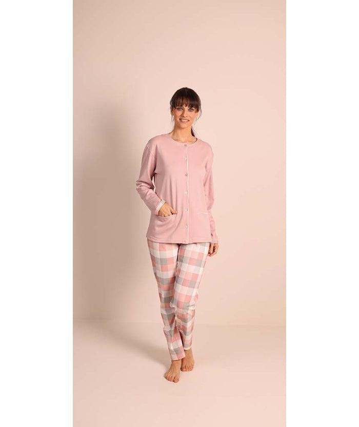 Pigiama donna aperto invernale interlock Gary 5043 - Caos Intimo Donna - Uomo - Bambini - Casa - Gary