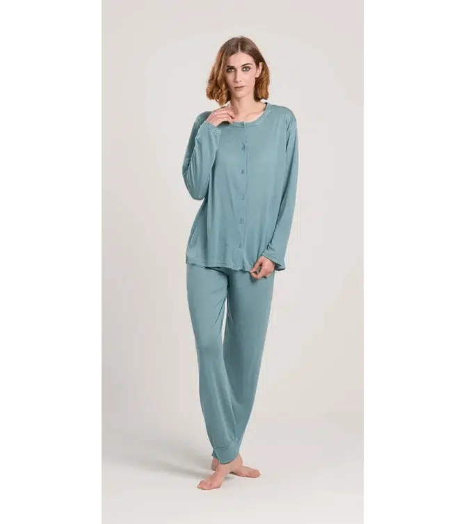 Pigiama donna aperto invernale viscosa Gary V50191 - Caos Intimo Donna - Uomo - Bambini - Casa - Gary