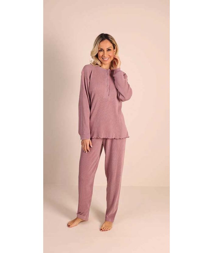 Pigiama donna serafino invernale costina Gary 5210