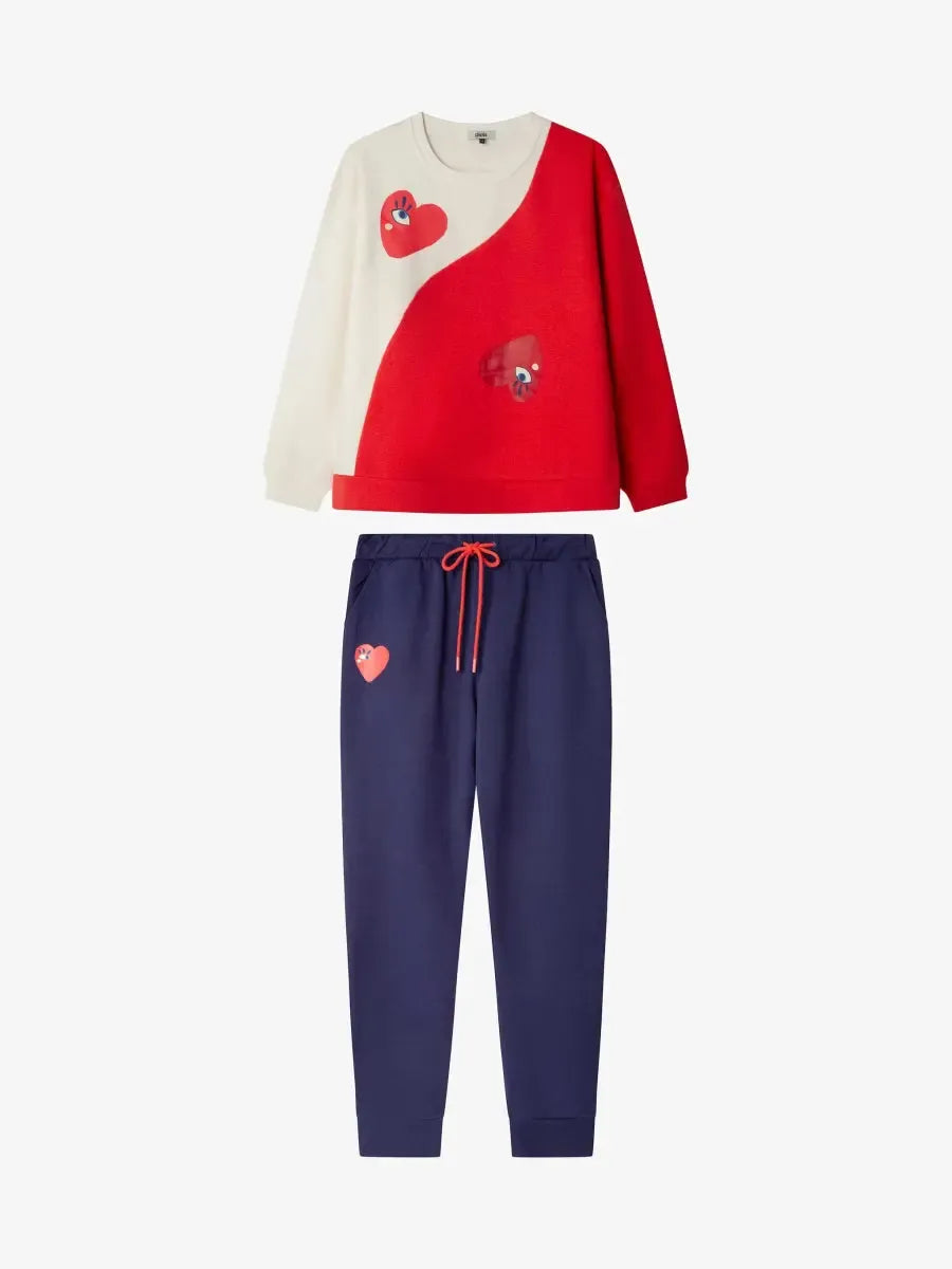 Pigiama donna Gisela felpato 20327 - Caos Intimo Donna - Uomo - Bambini - Casa - Gisela