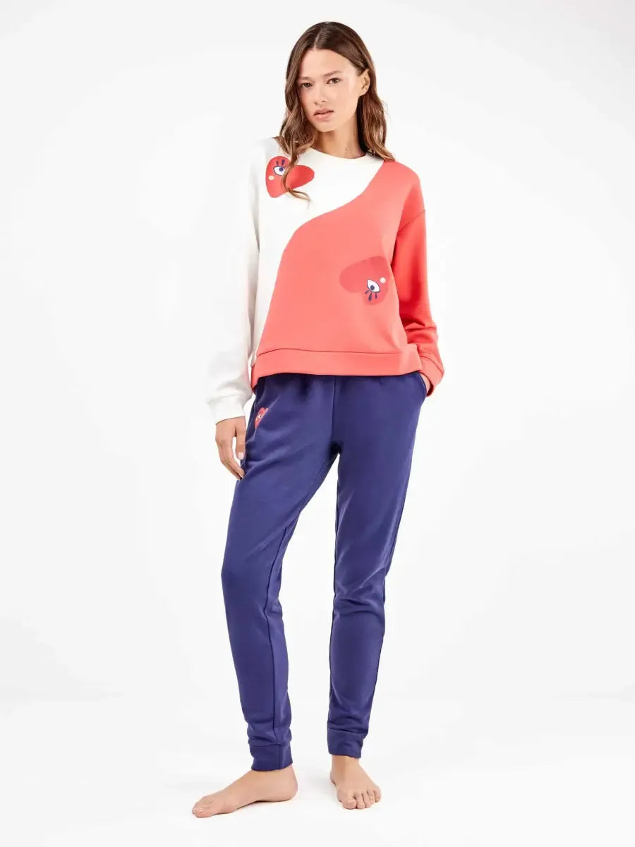 Pigiama donna Gisela felpato 20327 - Caos Intimo Donna - Uomo - Bambini - Casa - Gisela