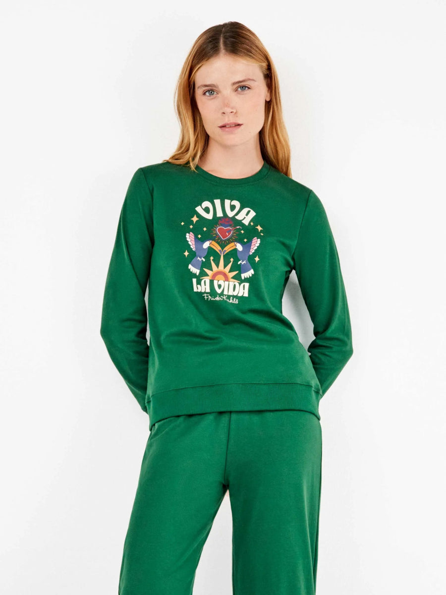 Pigiama donna Gisela girocollo in caldo cotone 20361 Frida Kahlo - Caos Intimo Donna - Uomo - Bambini - Casa - Gisela