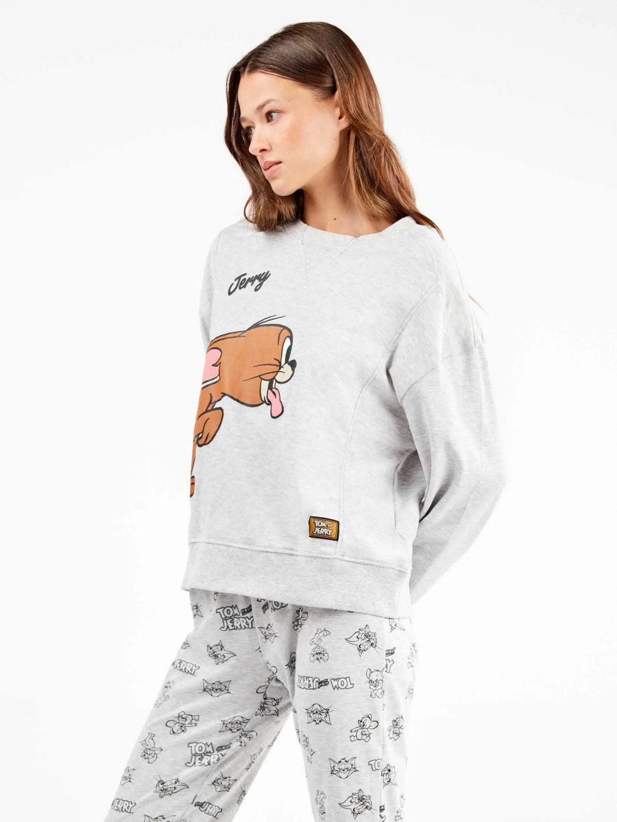 Pigiama donna Gisela girocollo in caldo cotone Tom & Jerry 20348 - Caos Intimo Donna - Uomo - Bambini - Casa - Gisela