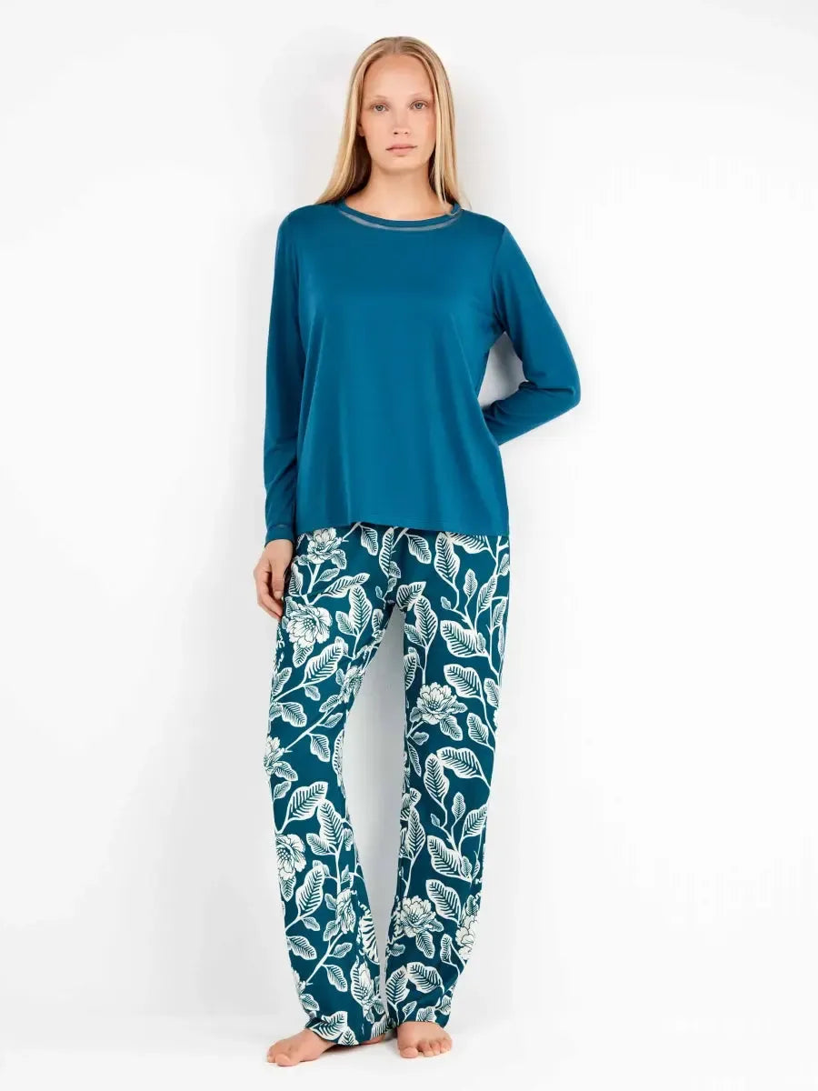 Pigiama donna Gisela girocollo in maglia calda 20310 - Caos Intimo Donna - Uomo - Bambini - Casa - Gisela