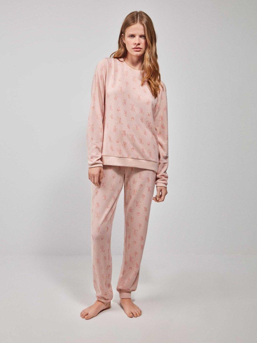 Pigiama donna Gisela girocollo viscosa elasticizzata 20222 Looney Tunes Titti (copia) - Caos Intimo Donna - Uomo - Bambini - Casa - Gisela