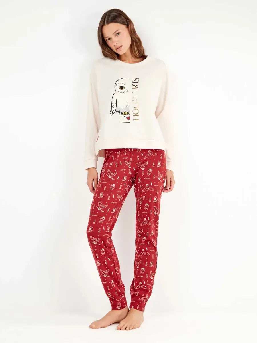 Pigiama donna Gisela Harry Potter caldo cotone 20354 - Caos Intimo Donna - Uomo - Bambini - Casa - Gisela