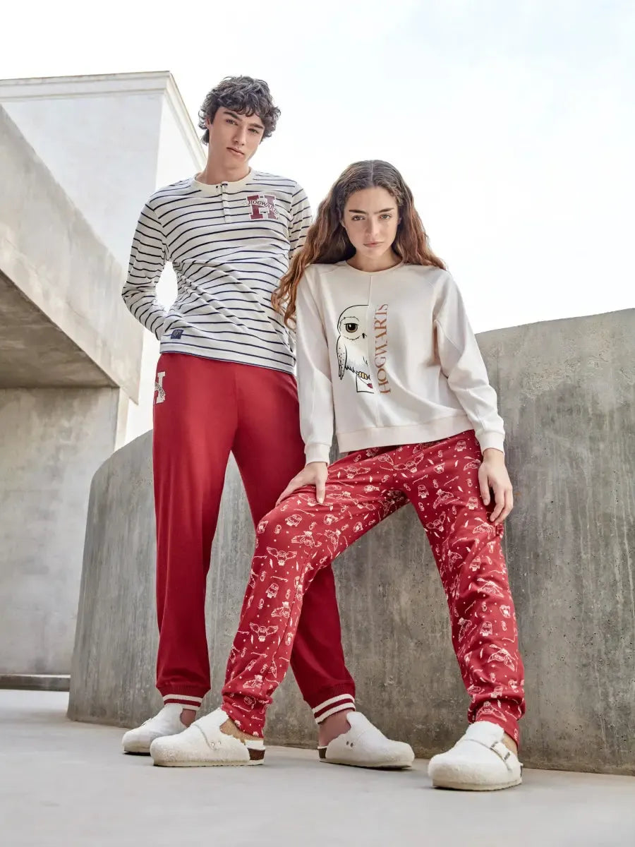 Pigiama donna Gisela Harry Potter caldo cotone 20354 - Caos Intimo Donna - Uomo - Bambini - Casa - Gisela