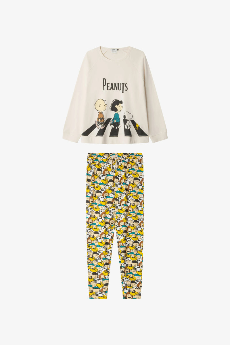 Pigiama donna Gisela Snoopy in caldo cotone 20338 Peanuts - Caos Intimo Donna - Uomo - Bambini - Casa - Gisela