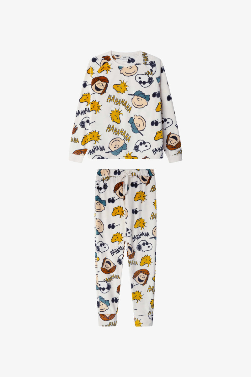 Pigiama donna Gisela Snoopy micropile 20340 Peanuts - Caos Intimo Donna - Uomo - Bambini - Casa - Gisela