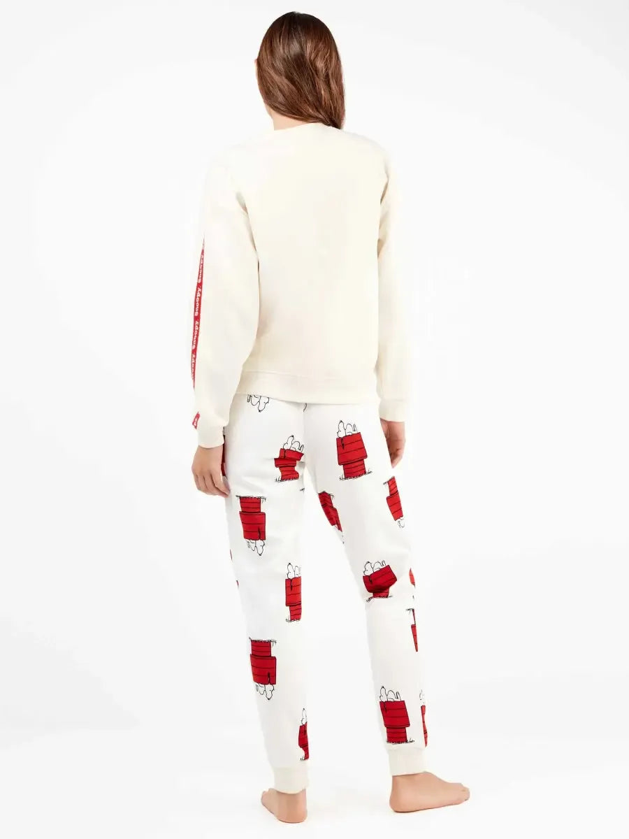 Pigiama donna Gisela Snoopy viscosa felpata elasticizzata 20332 Peanuts - Caos Intimo Donna - Uomo - Bambini - Casa - Gisela