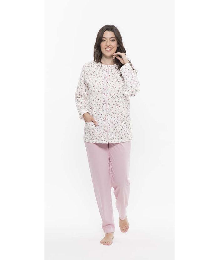 Pigiama donna aperto Jersey Gary puro cotone CB580081