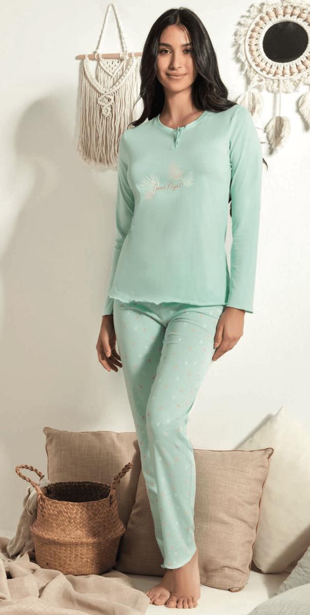 Pigiama donna Nottingham cotone PG49937 - Caos Intimo Donna - Uomo - Bambini - Casa - Nottingham