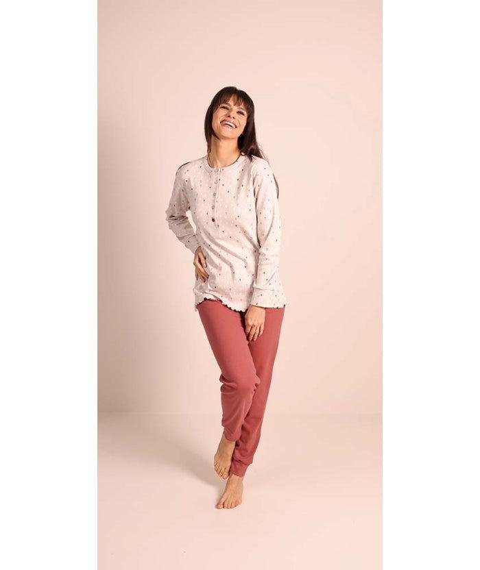 Pigiama donna serafino invernale interlock 5030CONF calibrato - Caos Intimo Donna - Uomo - Bambini - Casa - Gary