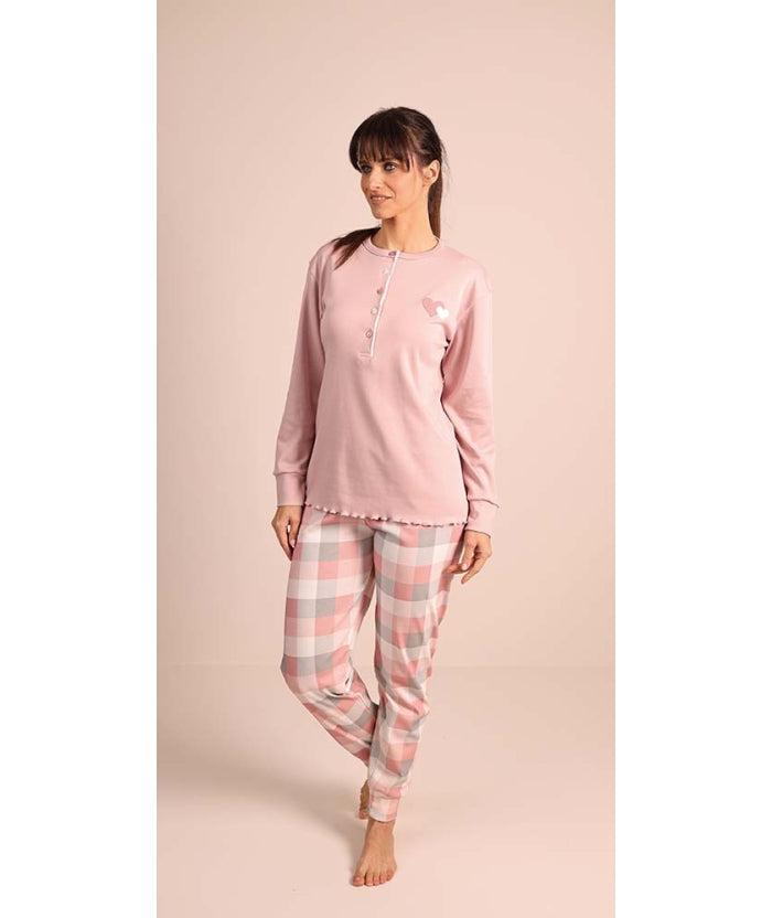 Pigiama donna serafino invernale interlock 5040CONF calibrato - Caos Intimo Donna - Uomo - Bambini - Casa - Gary