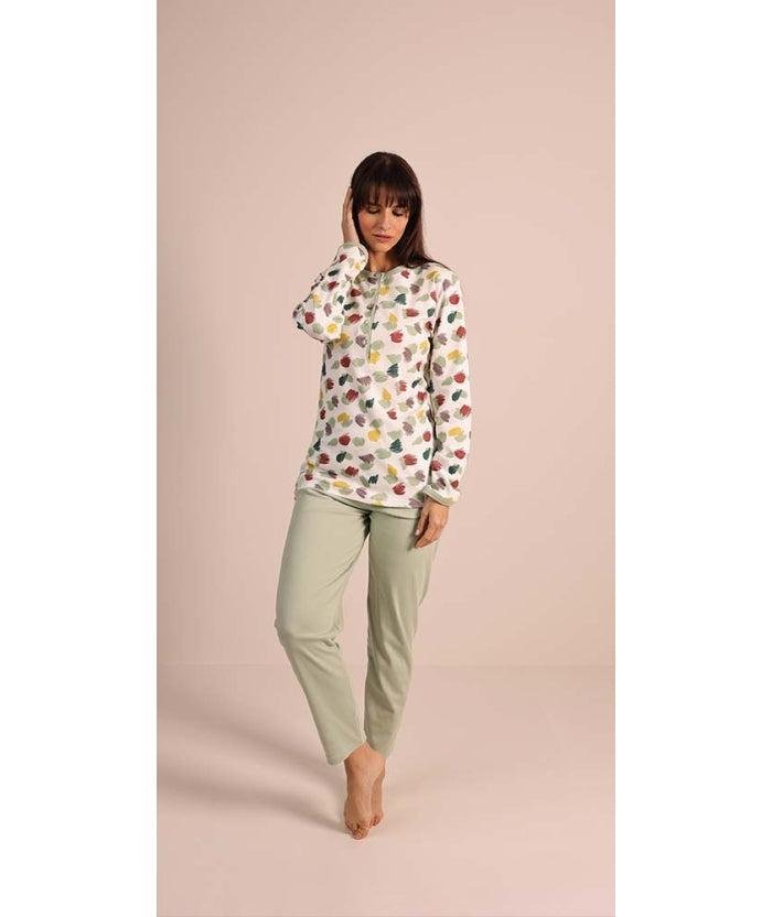 Pigiama donna serafino invernale interlock Gary 5060 - Caos Intimo Donna - Uomo - Bambini - Casa - Gary