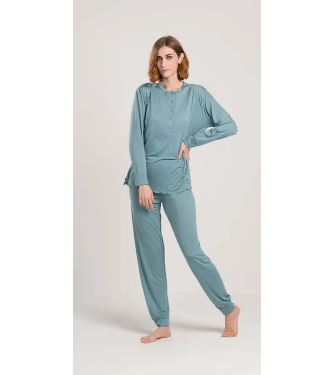 Pigiama donna serafino invernale viscosa Gary V50190 - Caos Intimo Donna - Uomo - Bambini - Casa - Gary