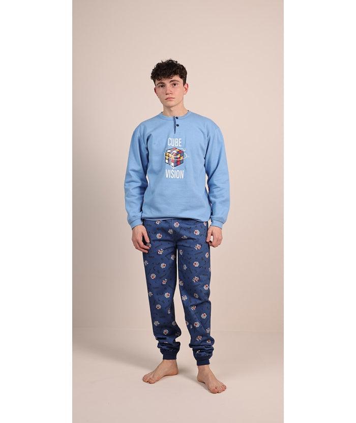 Pigiama felpato ragazzo Gary 4047 - Caos Intimo Donna - Uomo - Bambini - Casa - Gary