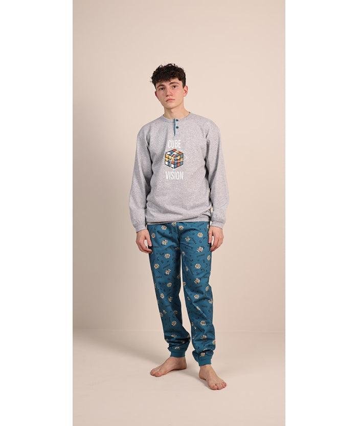 Pigiama felpato ragazzo Gary 4047 - Caos Intimo Donna - Uomo - Bambini - Casa - Gary