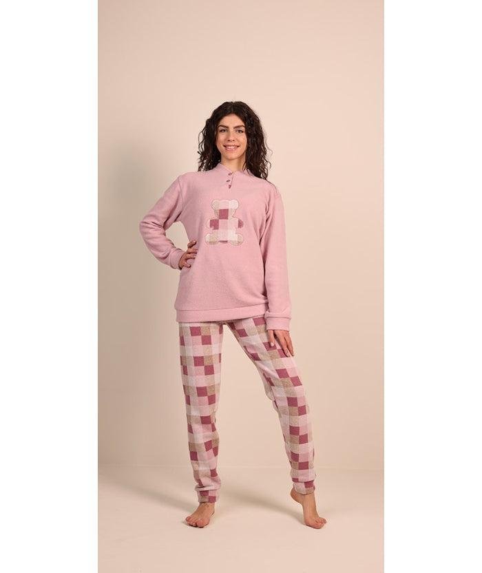 Pigiama flanellato punto milano ragazza Gary 4050 - Caos Intimo Donna - Uomo - Bambini - Casa - Gary