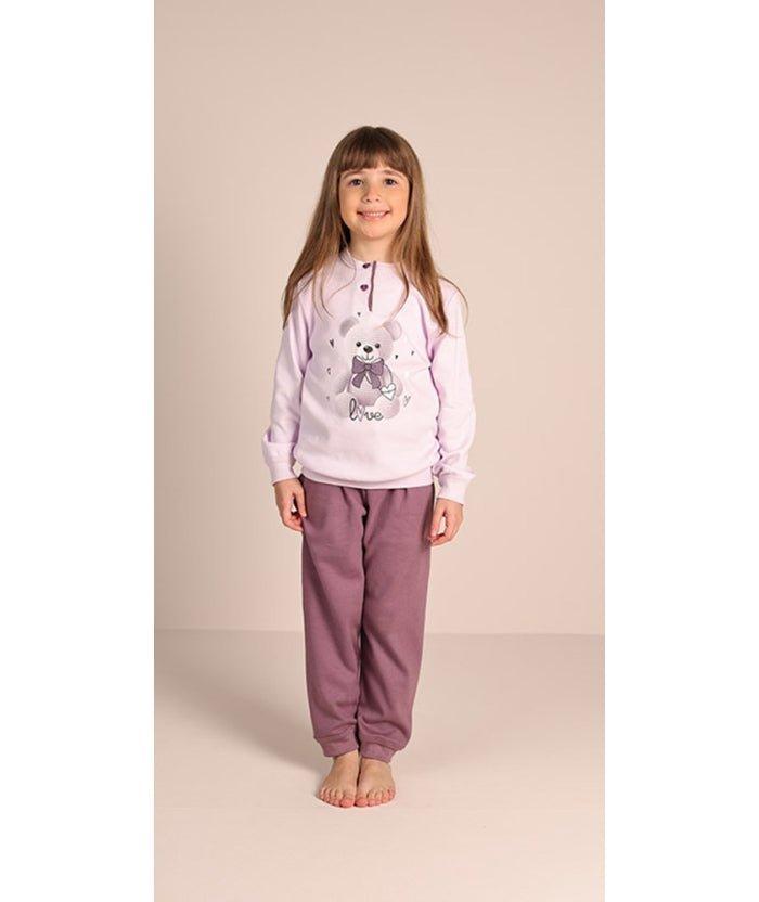 Pigiama invernale bambina interlock Gary 2031 - Caos Intimo Donna - Uomo - Bambini - Casa - Gary