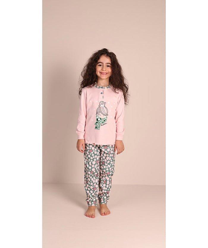 Pigiama invernale bambina/ragazza interlock Gary 3027 - Caos Intimo Donna - Uomo - Bambini - Casa - Gary