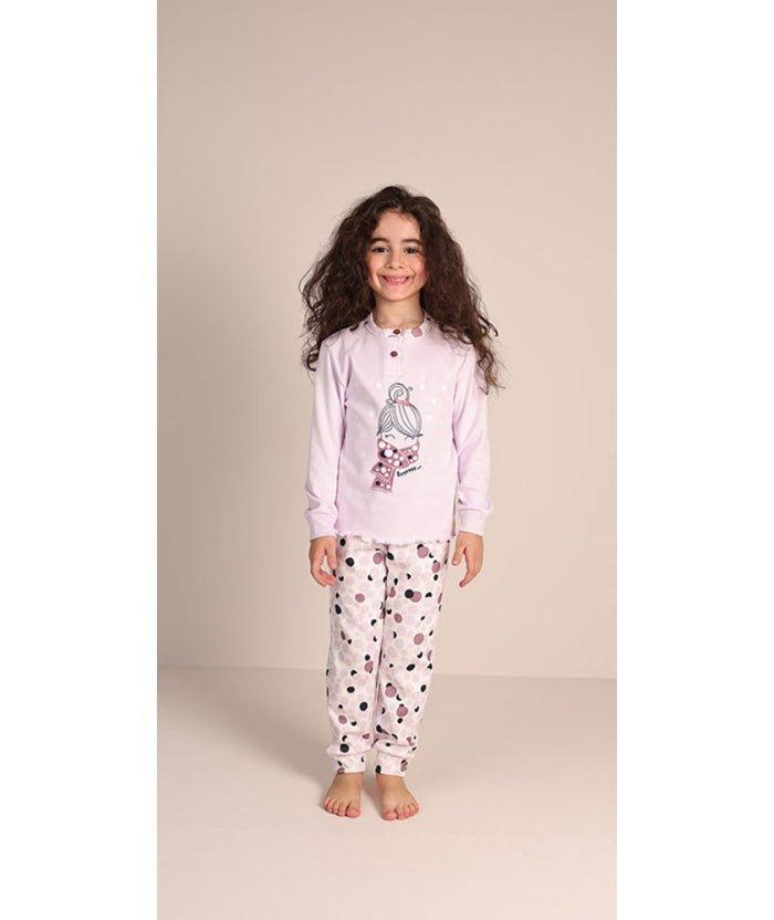 Pigiama invernale bambina/ragazza interlock Gary 3027 - Caos Intimo Donna - Uomo - Bambini - Casa - Gary