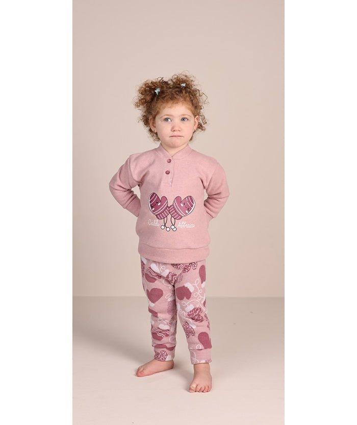 Pigiama invernale neonata bambina Gary in punto Milano 1076 - Caos Intimo Donna - Uomo - Bambini - Casa - Gary