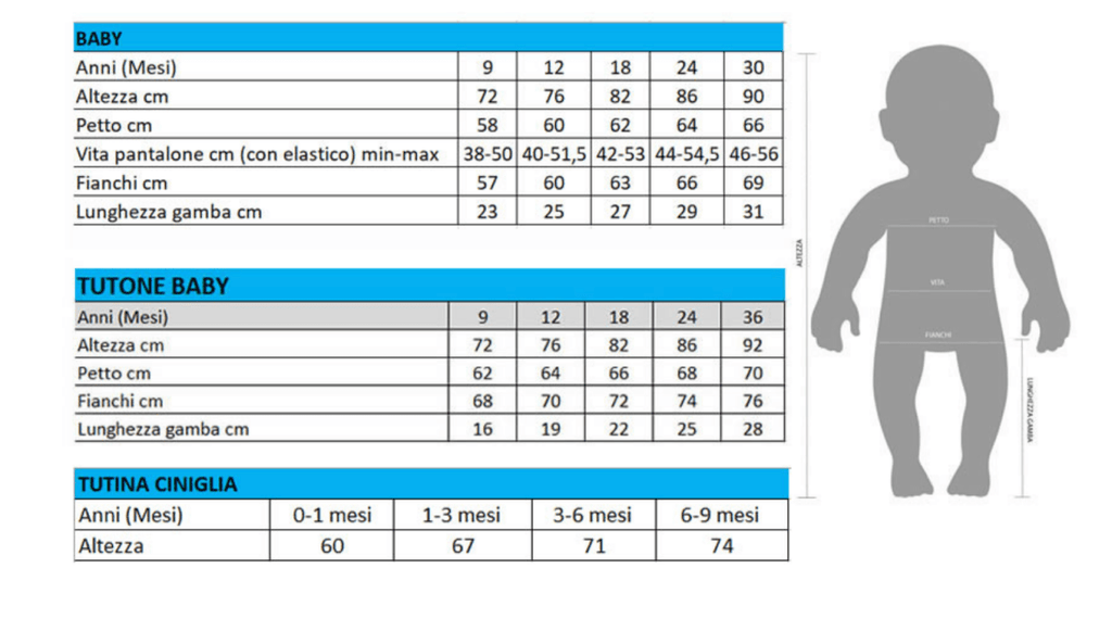 Pigiama invernale Neonata interlock serafino con due bottoni Gary 1030 - Caos Intimo Donna - Uomo - Bambini - Casa - Gary