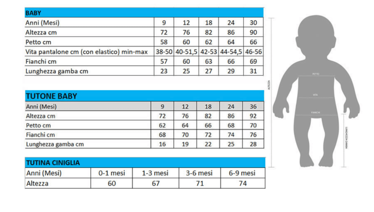 Pigiama invernale Neonata interlock serafino con due bottoni Gary 1030 - Caos Intimo Donna - Uomo - Bambini - Casa - Gary