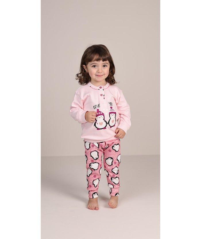 Pigiama invernale Neonata interlock serafino con due bottoni Gary 1030 - Caos Intimo Donna - Uomo - Bambini - Casa - Gary
