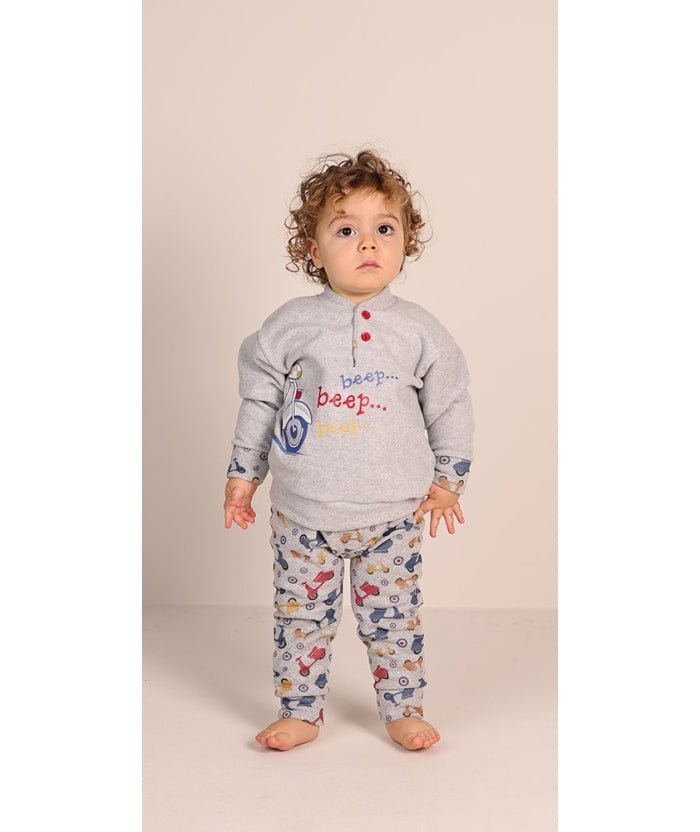 Pigiama invernale neonato bambino Gary in punto Milano 1062 - Caos Intimo Donna - Uomo - Bambini - Casa - Gary