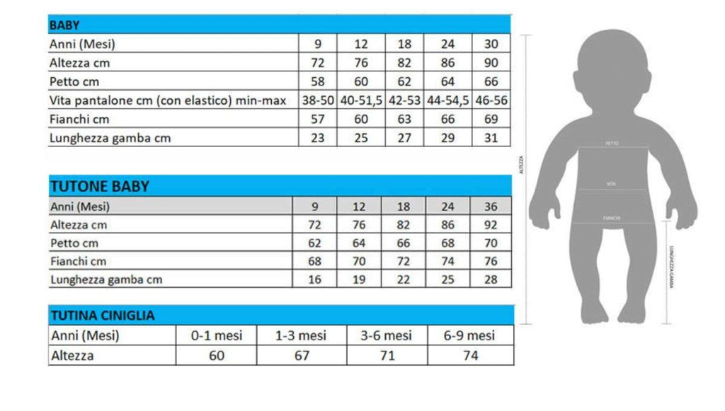 Pigiama invernale Neonato serafino con due bottoni felpa Gary V10031 - Caos Intimo Donna - Uomo - Bambini - Casa - Gary