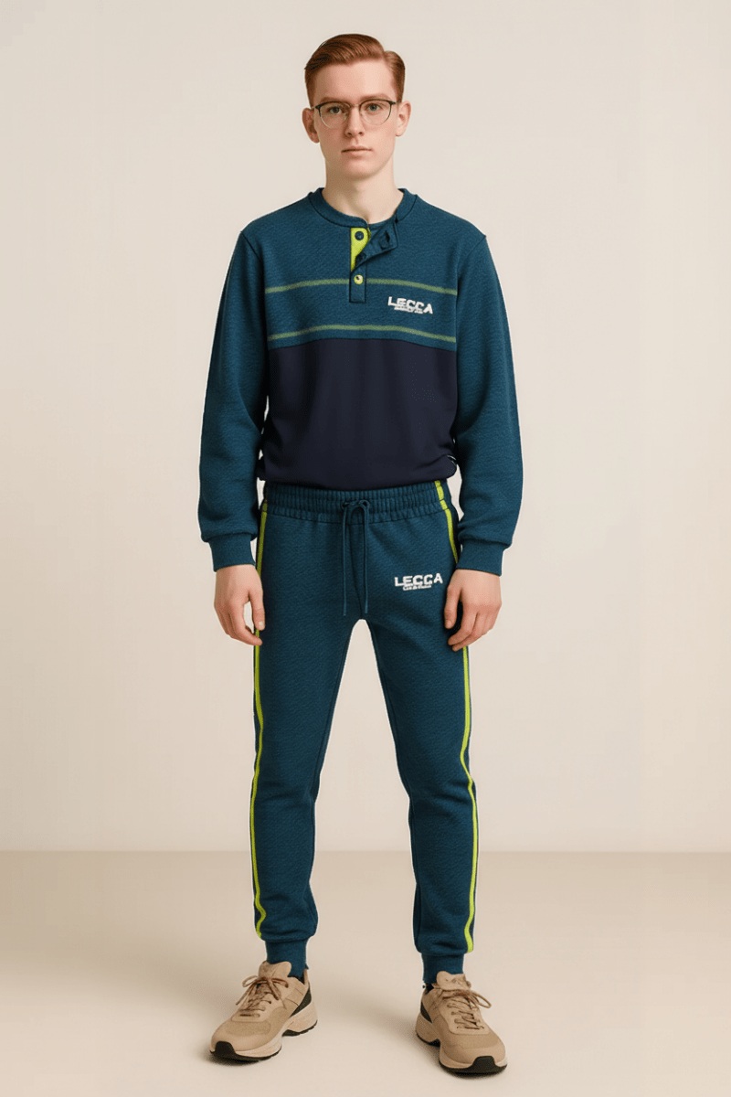 Pigiama lungo uomo Legea 100% cotone PG49636 - Caos Intimo Donna - Uomo - Bambini - Casa - Legea